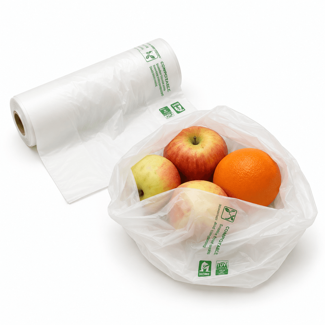 Bolsas compostables para comercios alimentarios