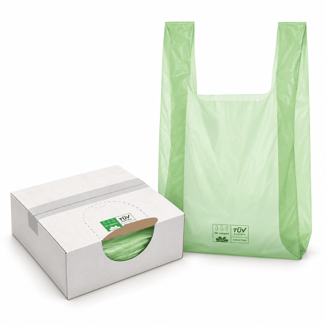 Bolsas compostables para uso alimentario